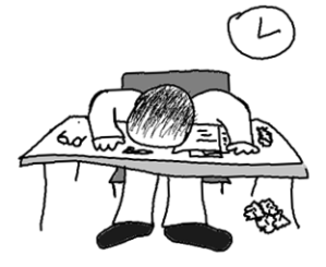 Sleep tonight, not during the exam.